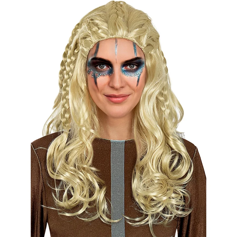 Blonde Viking Pruik Frida