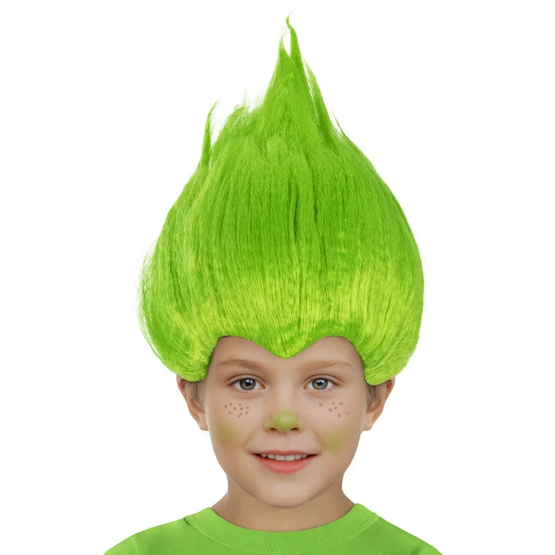 Groene Pruik Lucky Trolls