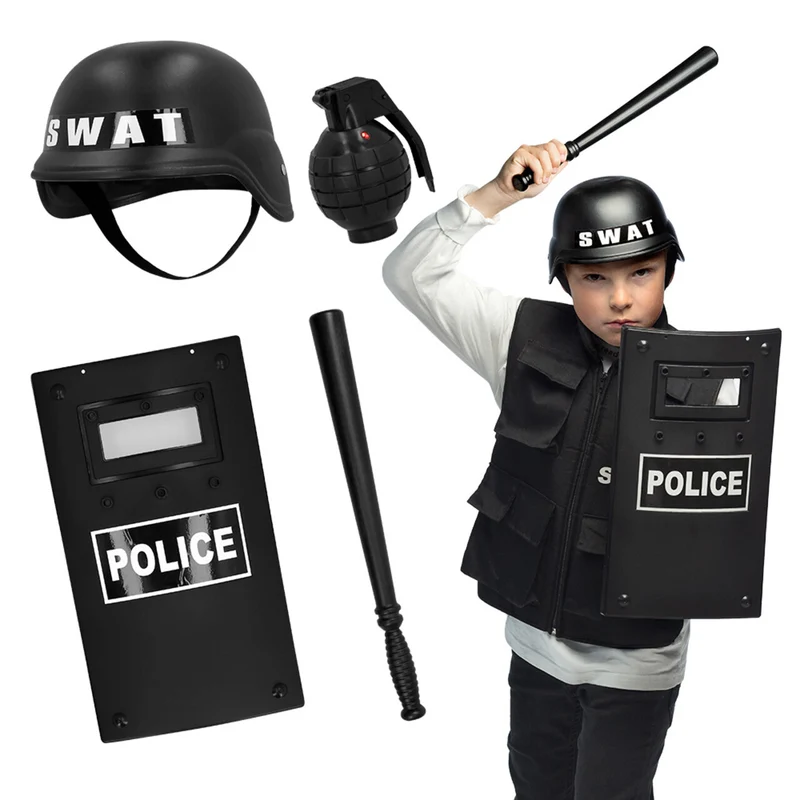 Accessoire Set Swat Politie 4delig