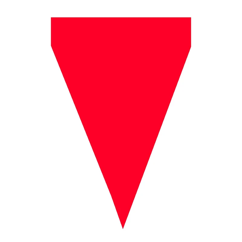 Red Flags Vlaggenlijn 9 Wimpels 3 Meter