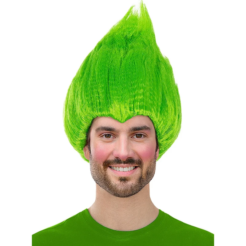 Superdolle Trol Pruik Groen