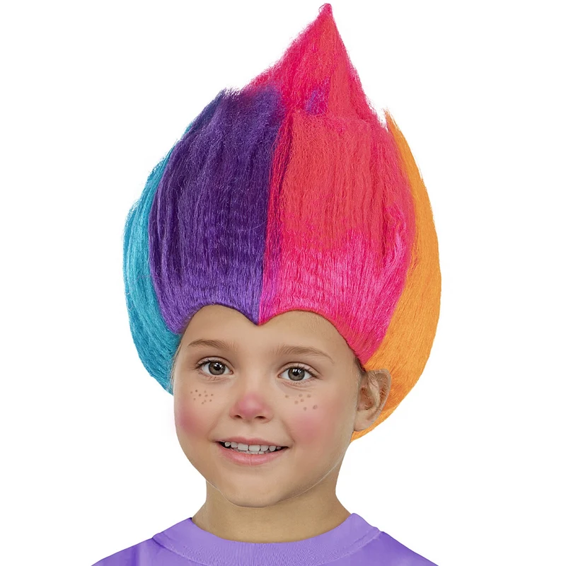 Regenboog Pruik Colorpride Trolls