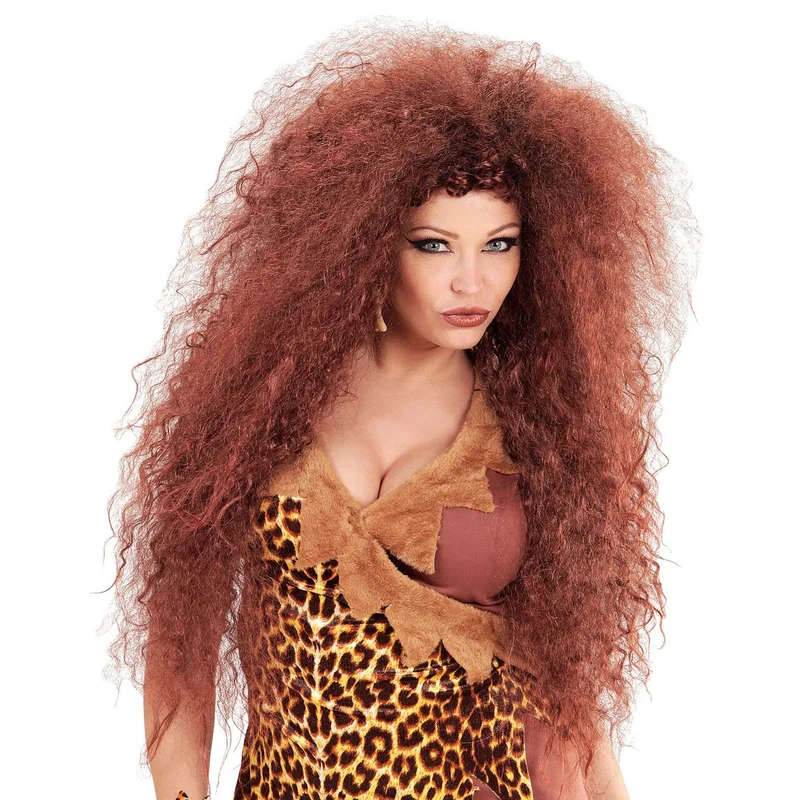 Pruik Wilde Grotbewoonster Big Hair