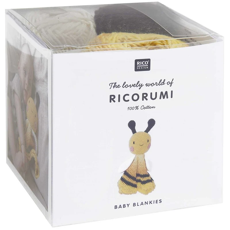 Ricorumi haakpakket - knuffeldeken - bij