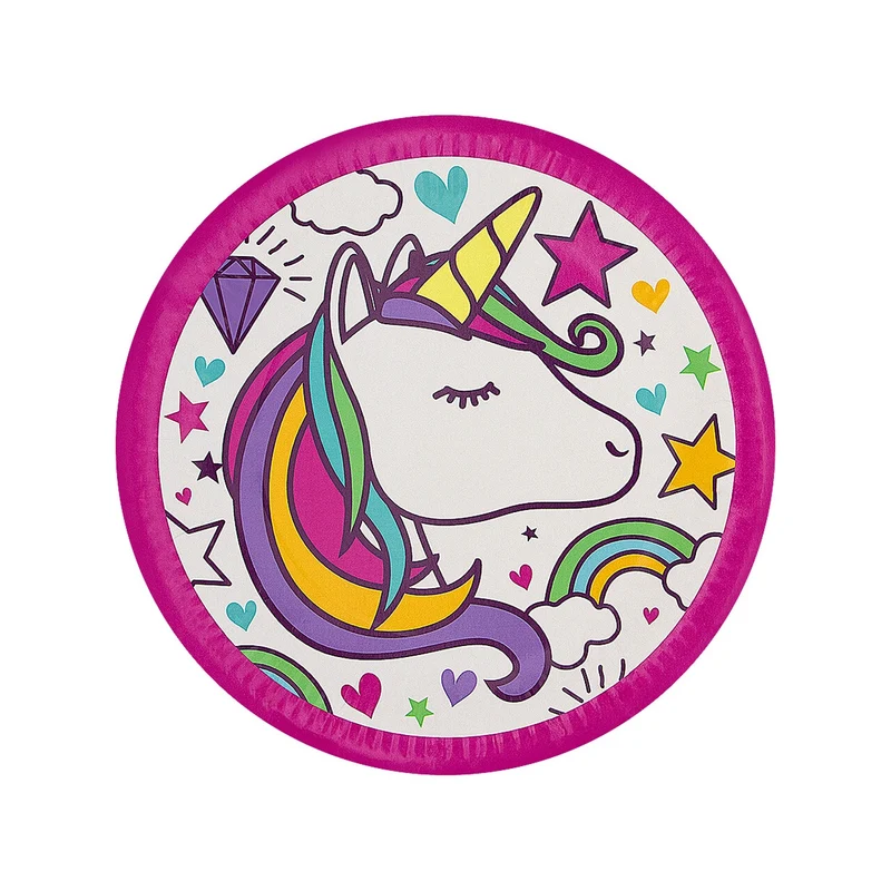 Lovely Unicorn Bord 23 Centimeter 8 Stuks