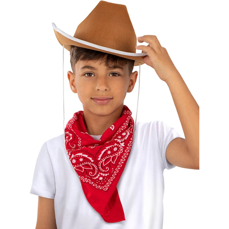 Bruine Stoere Cowboyhoed Billy The Kid Kind