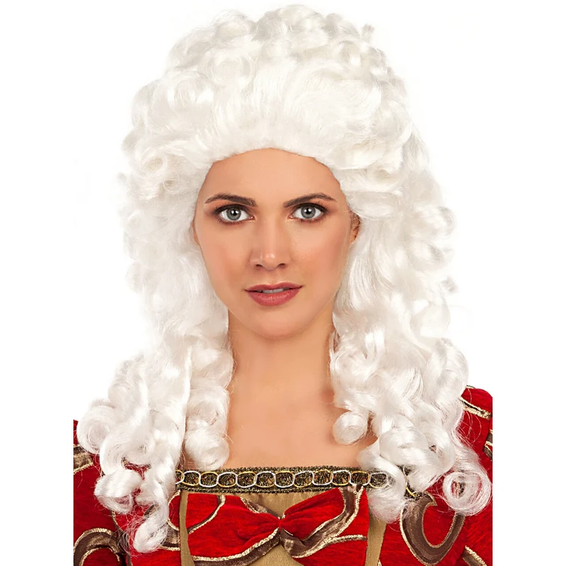 Dame Du Baroque Pruik Wit