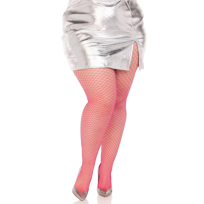 Visnet Panty Roze 80s Plus Size