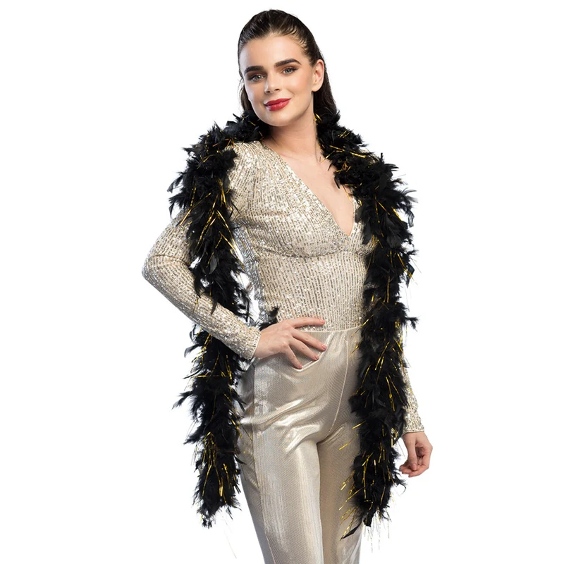 Boa Glamour Zwart Met Goud