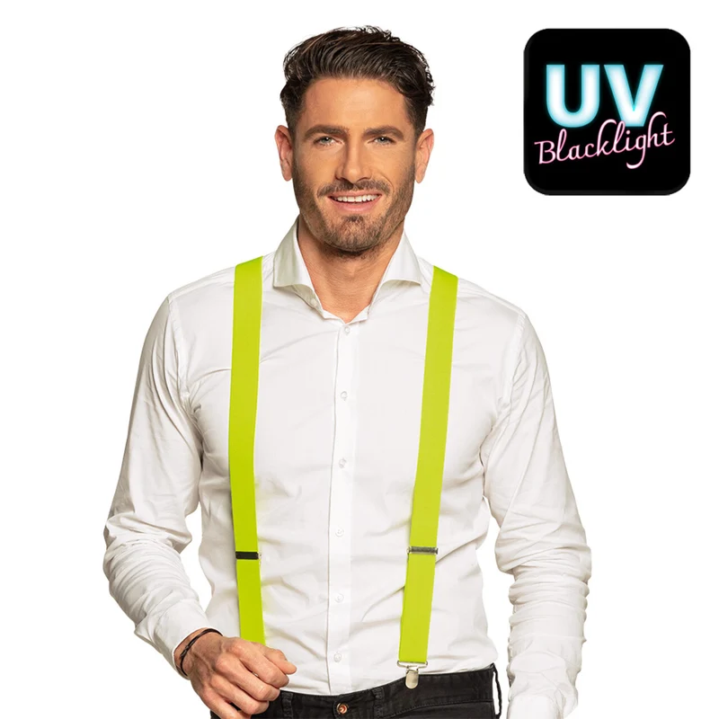 Basic Bretels Neongeel Uv