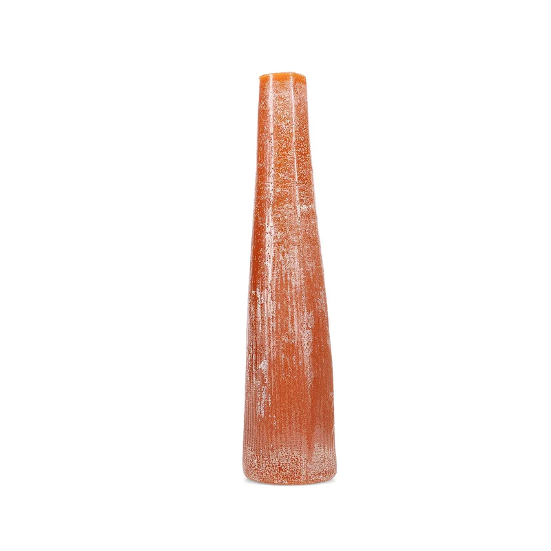 S|P Collection - Kaars 9xH40cm oranje Twig