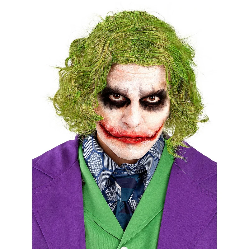 Groen Pruik The Joker Voor Mannen - The Dark Knight Edition