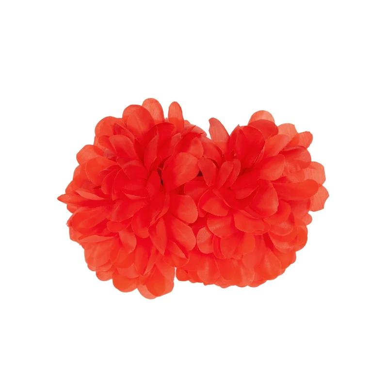 Haarclip Bloem Rood Groot