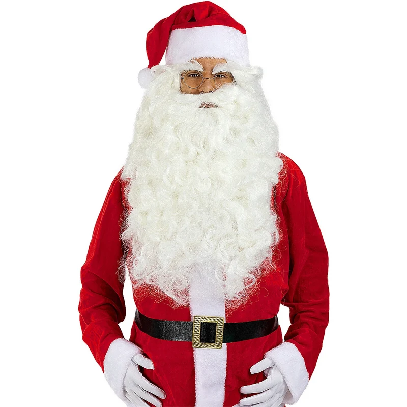 Klassieke Kerstman Accessoire Set Met Pruik En Baard