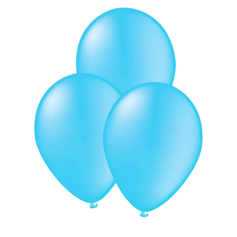 Latex Ballonnen Licht Blauw 10 Stuks