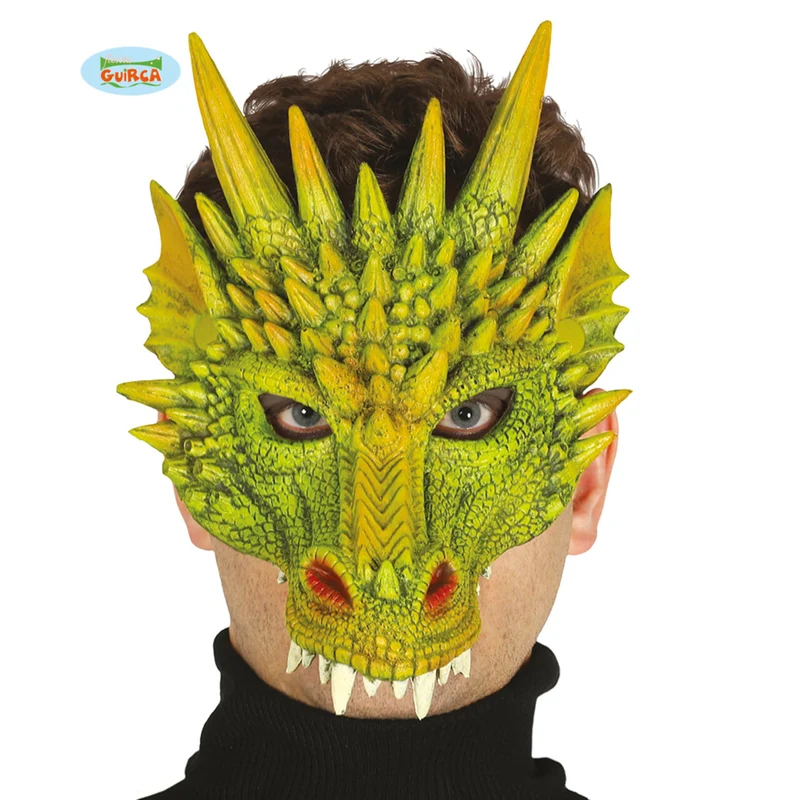 Halfmasker Draak Met Giftige Punten
