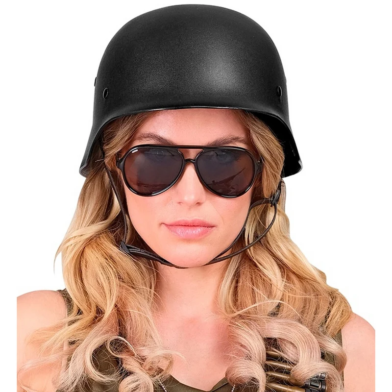Zwarte Helm Militair Special Forces
