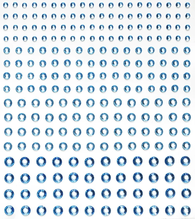 Strass stickers - blauw