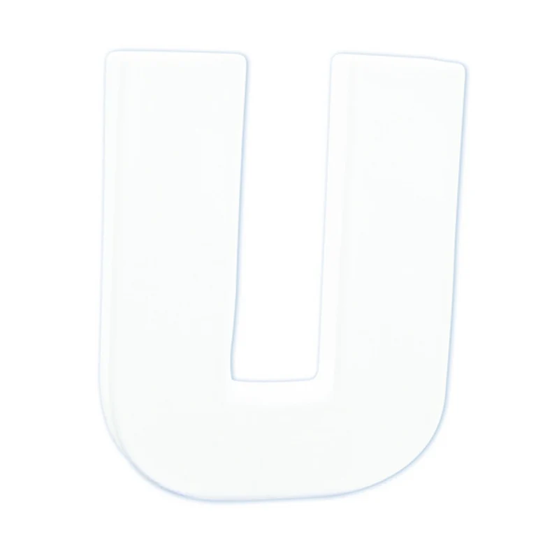 Décopatch - staande letter - 12 cm - U