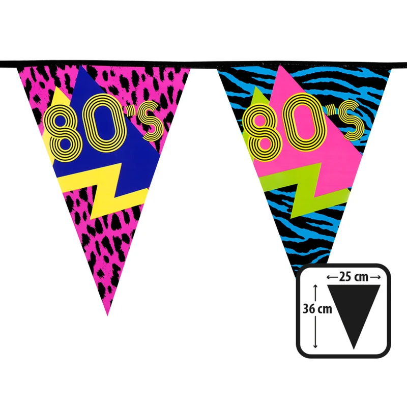 Vlaggenlijn Super 80s Party