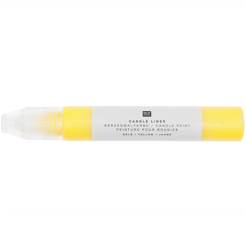 Candle liner - 30 ml - geel