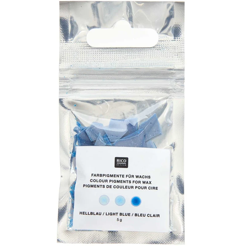 Kaarsen pigment - 5 gram - lichtblauw