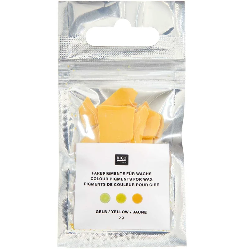 Kaarsen pigment - 5 gram - geel