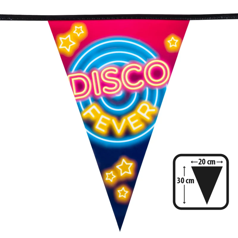 Vlaggenlijn Disco Fever Party