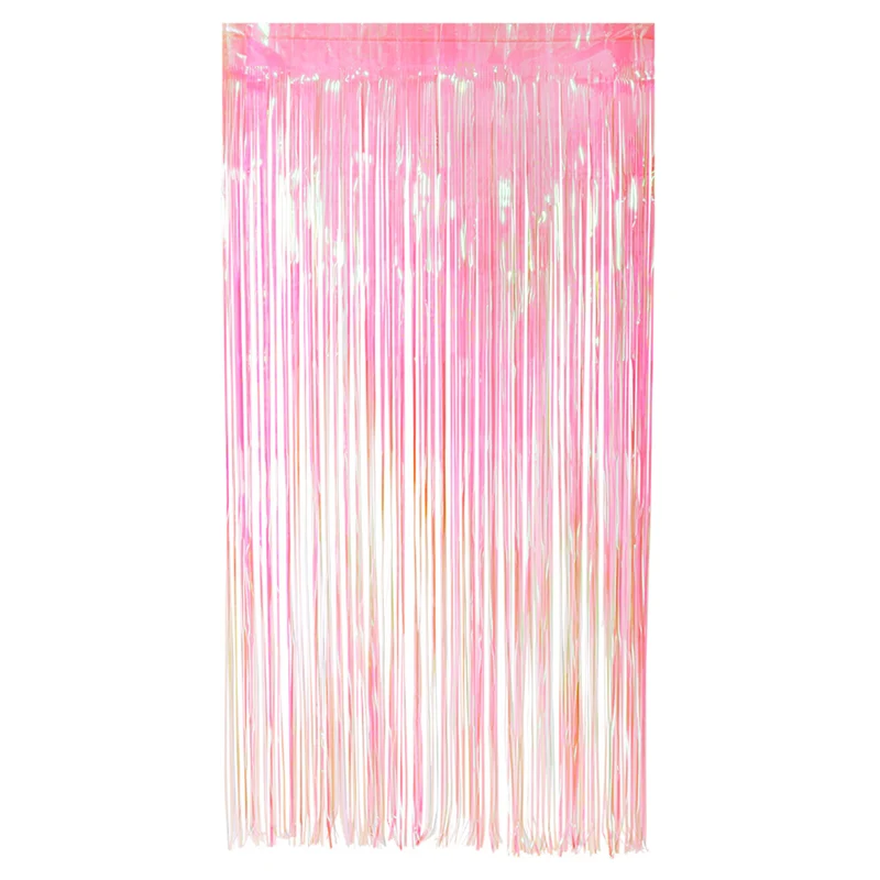 Stralend Roze Foliegordijn