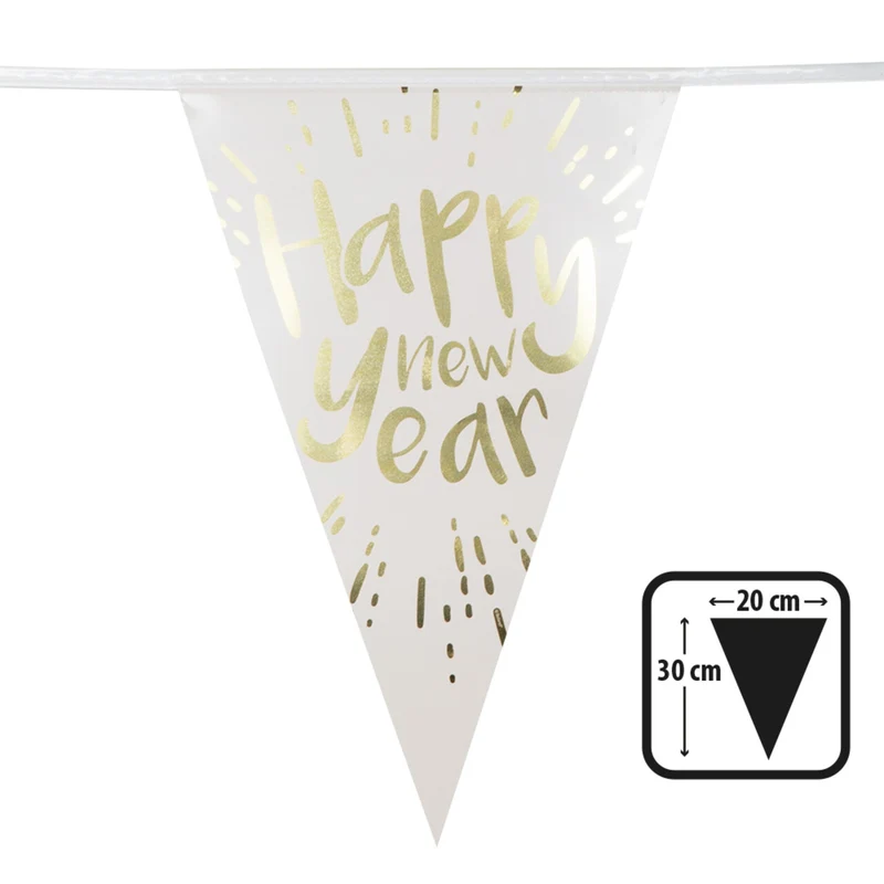 Folie Vlaggenlijn Oud En Nieuw Happy New Year
