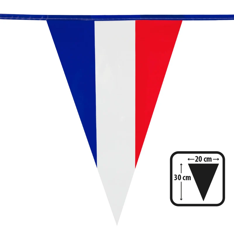 Pe Vlaggenlijn Frankrijk Blauw Wit Rood