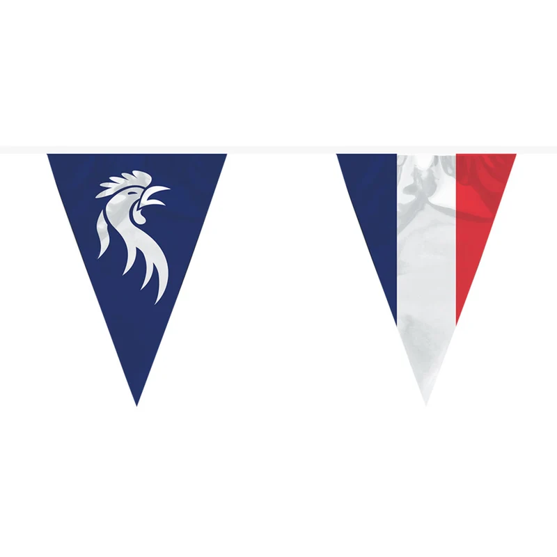 Pe Vlaggenlijn Allez Les Bleus Frankrijk