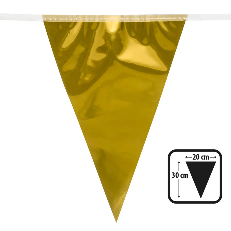 Perfect Gold Party Metallic Vlaggenlijn Goud