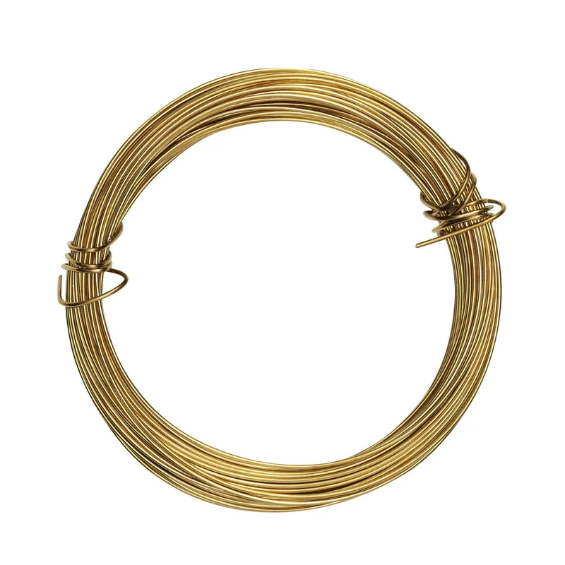 Wikkeldraad - 0,6 mm - 10 meter - goudkleurig