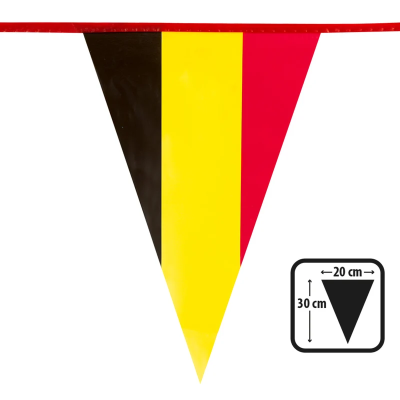 Pe Vlaggenlijn België Zwart Geel Rood