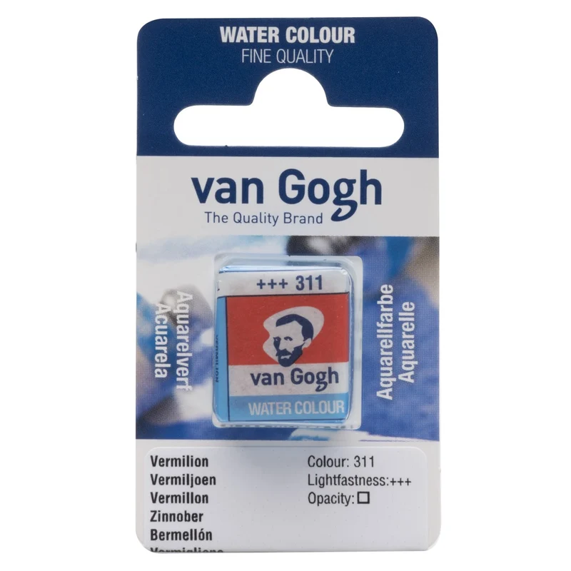 van Gogh aquarelverf - napje - vermiljoen 311