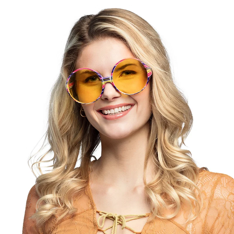Grote Ronde Hippie Bril Tina Love