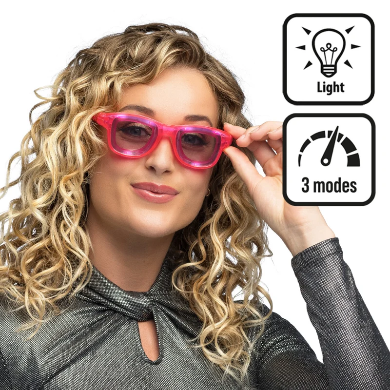 Blink Roze Bril Led