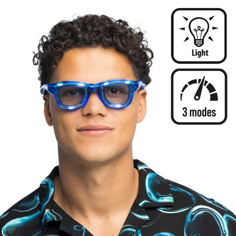 Blink Blauw Bril Led