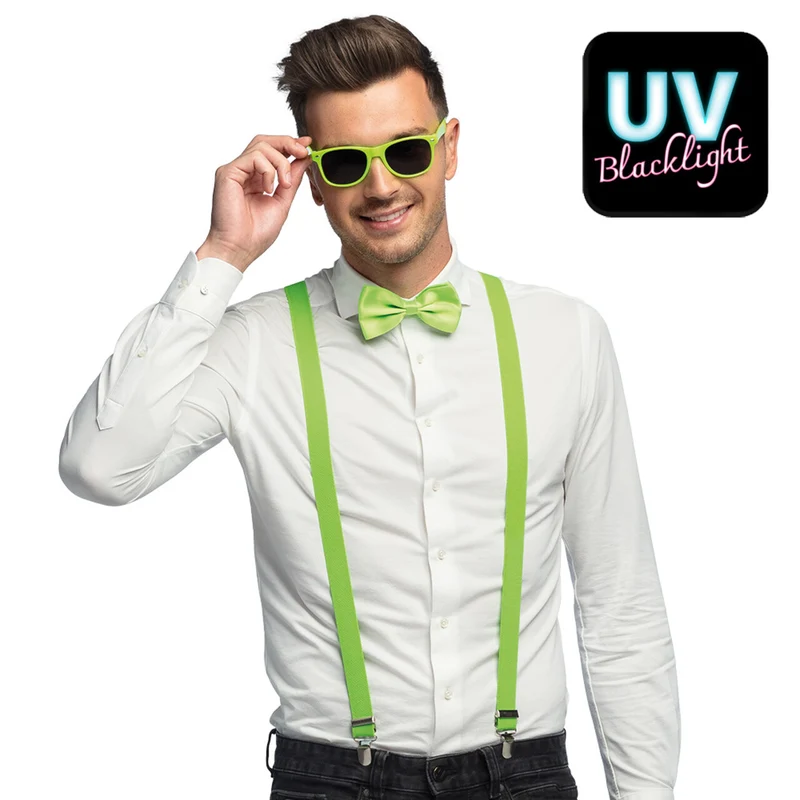 Gentleman Party Set Neongroen