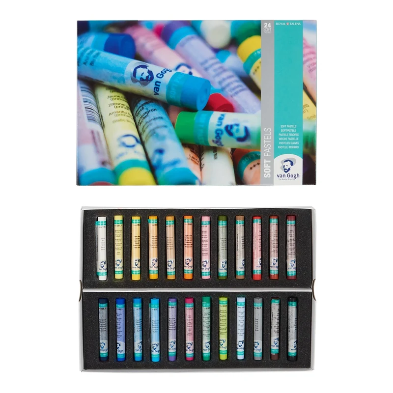 van Gogh pastelkrijt set - 24 basiskleuren