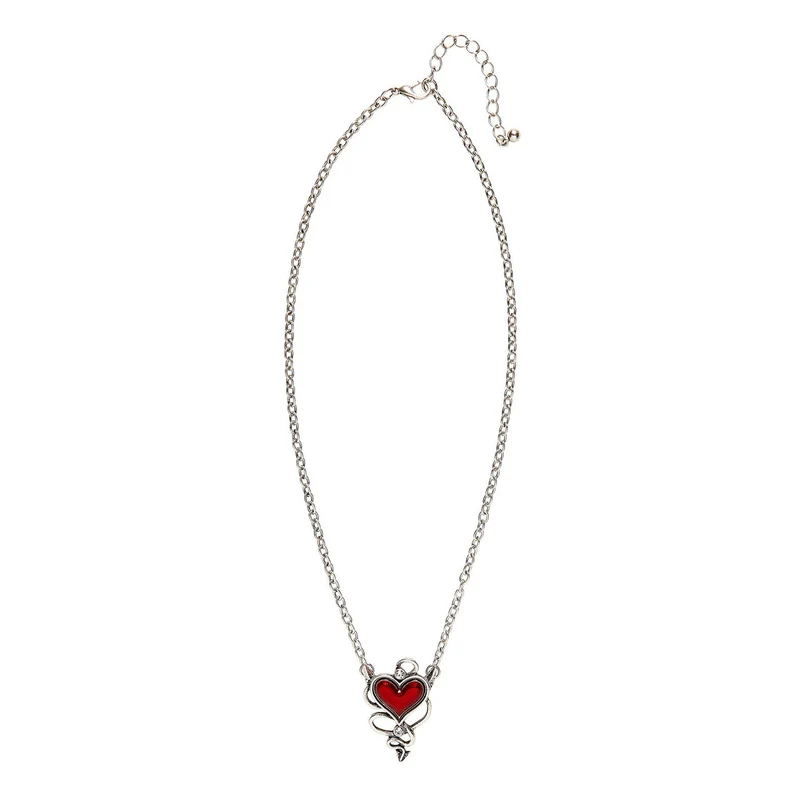 Halloween Accessoire Ketting Duivels Hart