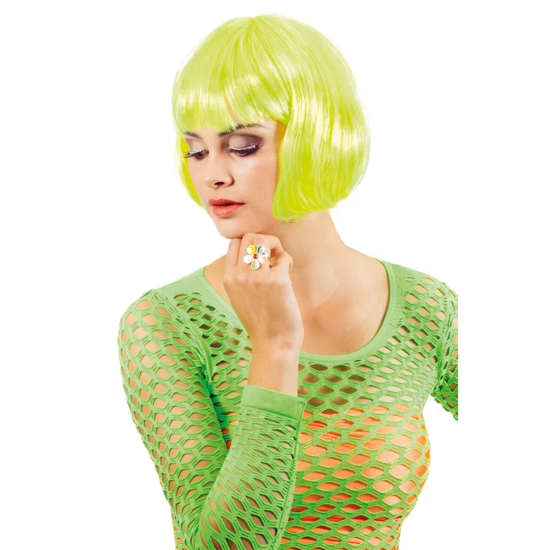 Bobline Pruik Neon Geel