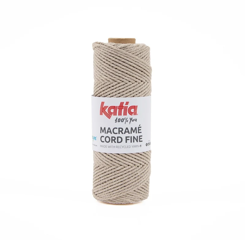 Katia Macramé Cord Fine - linnen 205