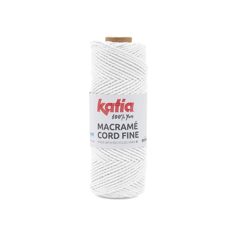 Katia Macramé Cord Fine - wit 200