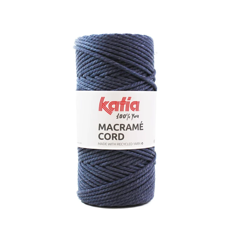 Katia Macramé Cord - donker jeans 106