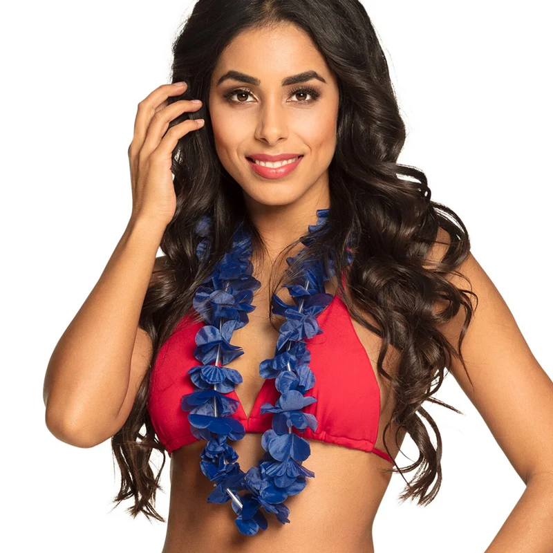 Hawaii Krans Ohana Blauw