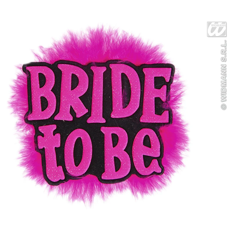Broche Zwart Bride To Be