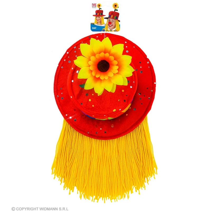 Blije Bloem Hoed Met Geel Haar