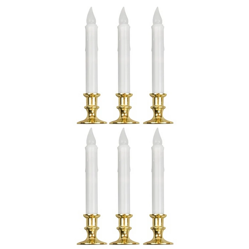Kaarsen Set 6 Stuks Met Flikkerend Licht En Timer